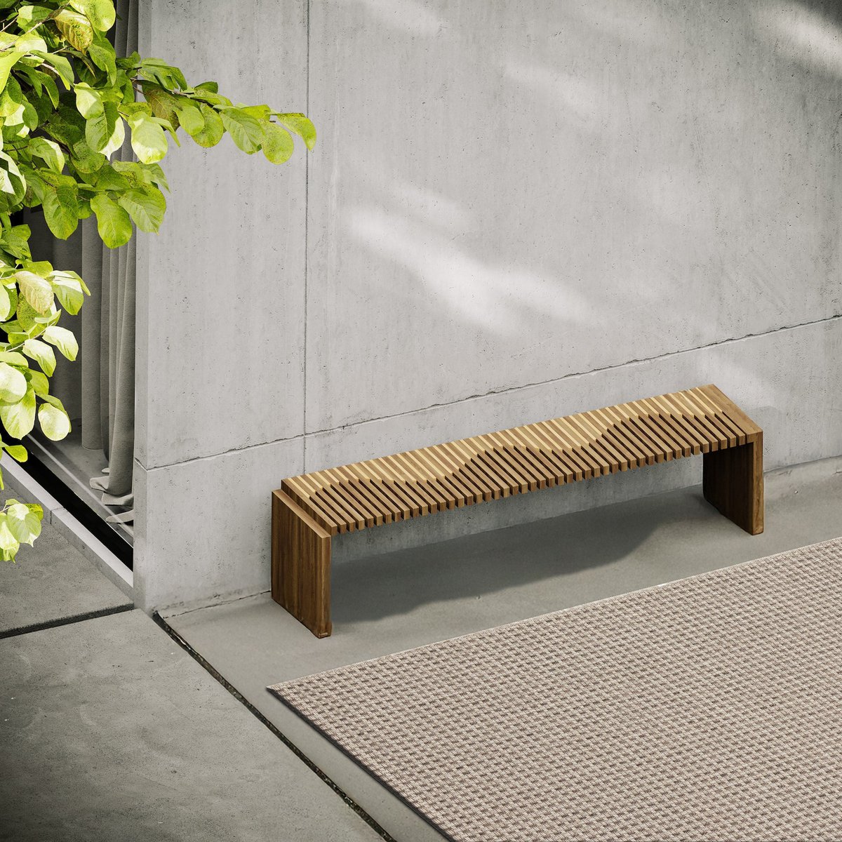 Außenerblatt -Teppichaspekt Sisal Pienza