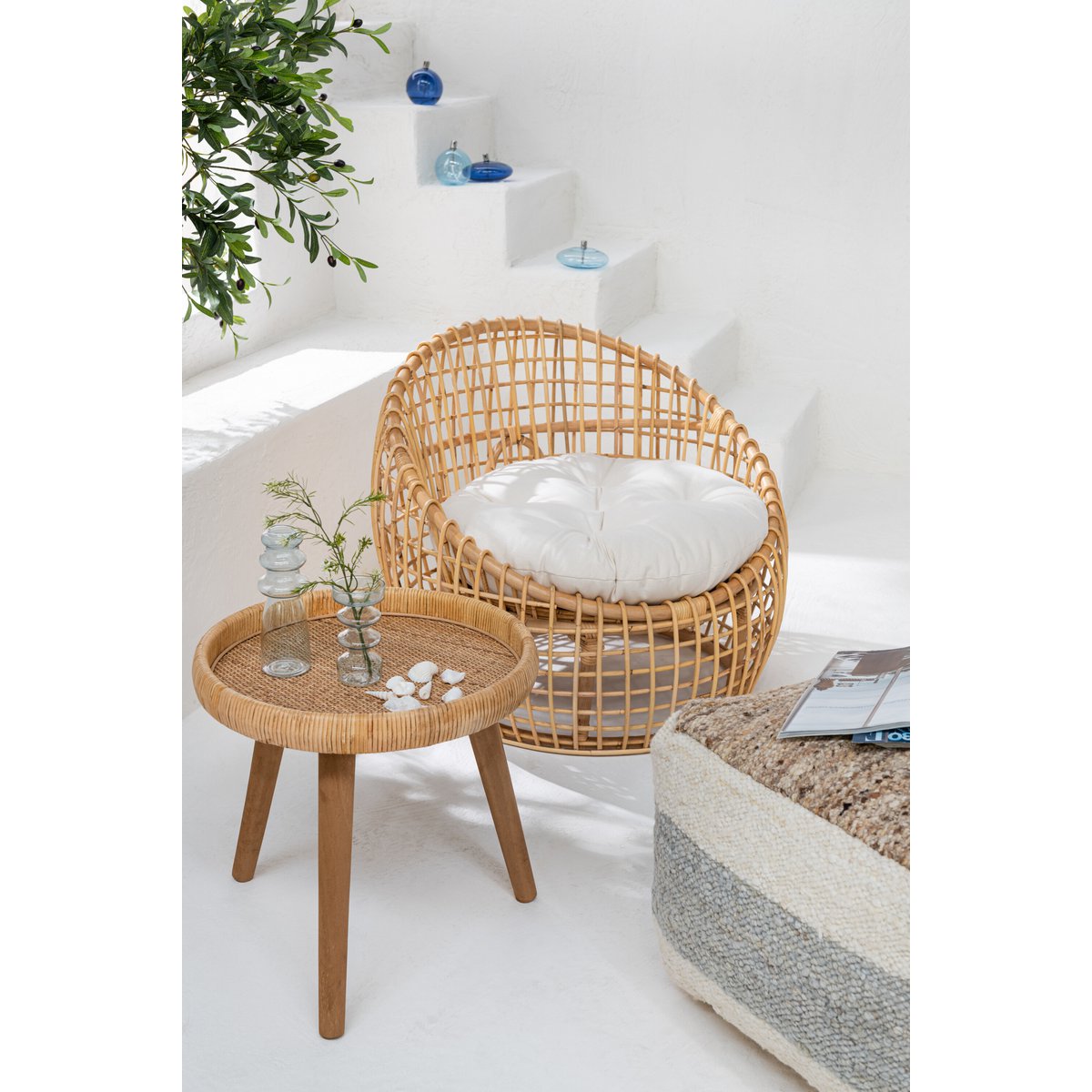 Rattan Loungesessel Havana Spirit Braun