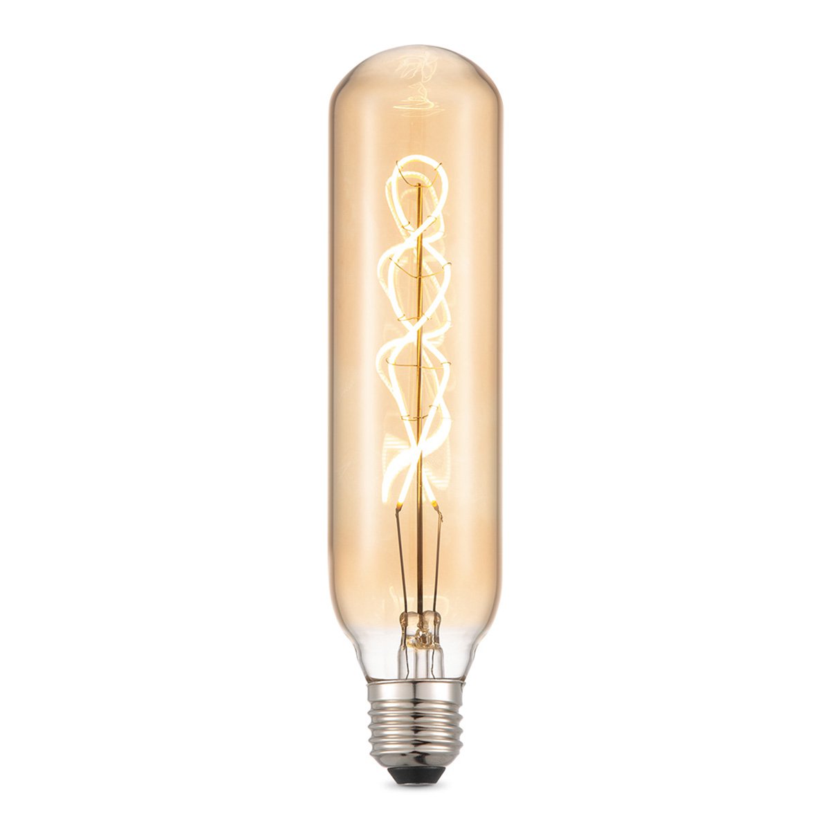 Home Sweet Home dimmable LED tube spiral E27 4W 280Lm 2700K amber