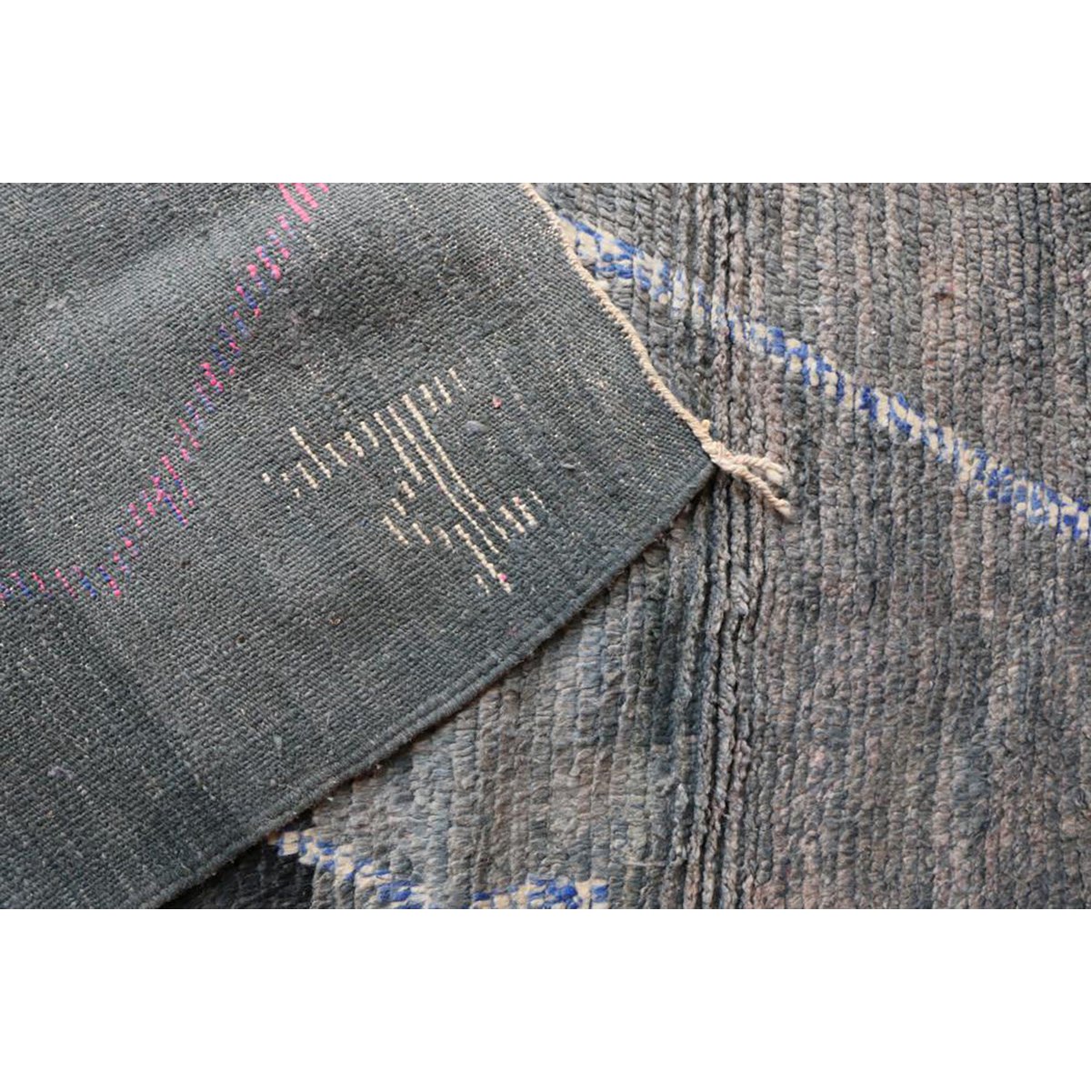 Berber Wolle reiner Spur Teppich 75 x 406 cm