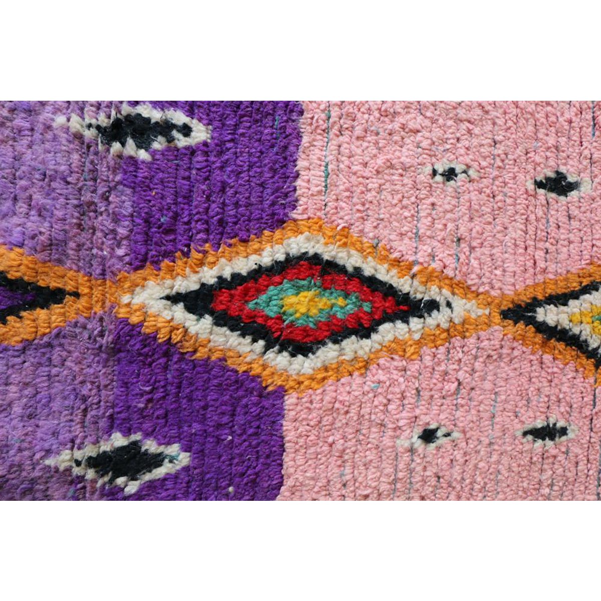 Berber Wolle reiner Spurteppich 74 x 380 cm