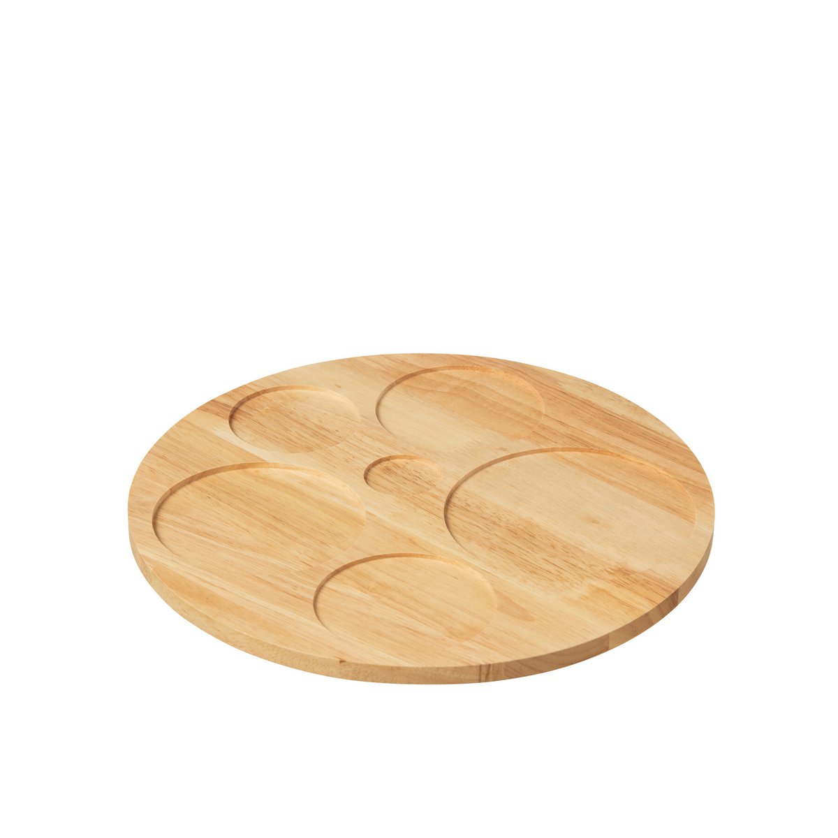 Set mit 6 Aperoschalen + Tablett, Bambusbox, Keramik, Grün