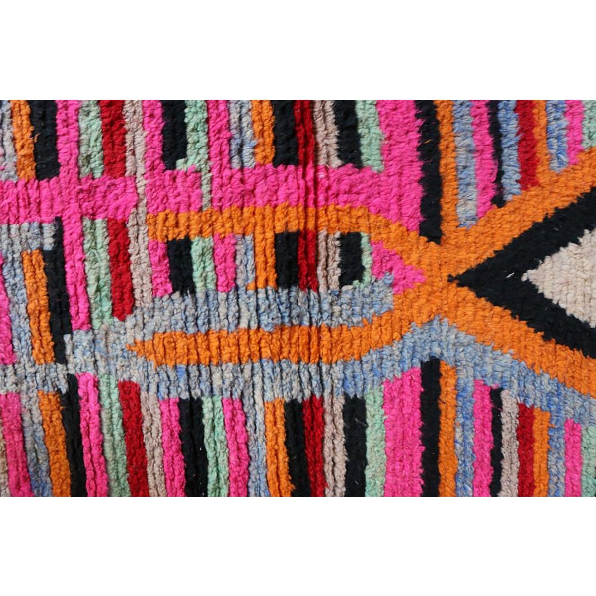 Marokkaner Berberkorridor Teppich reines Woll 72 x 350 cm