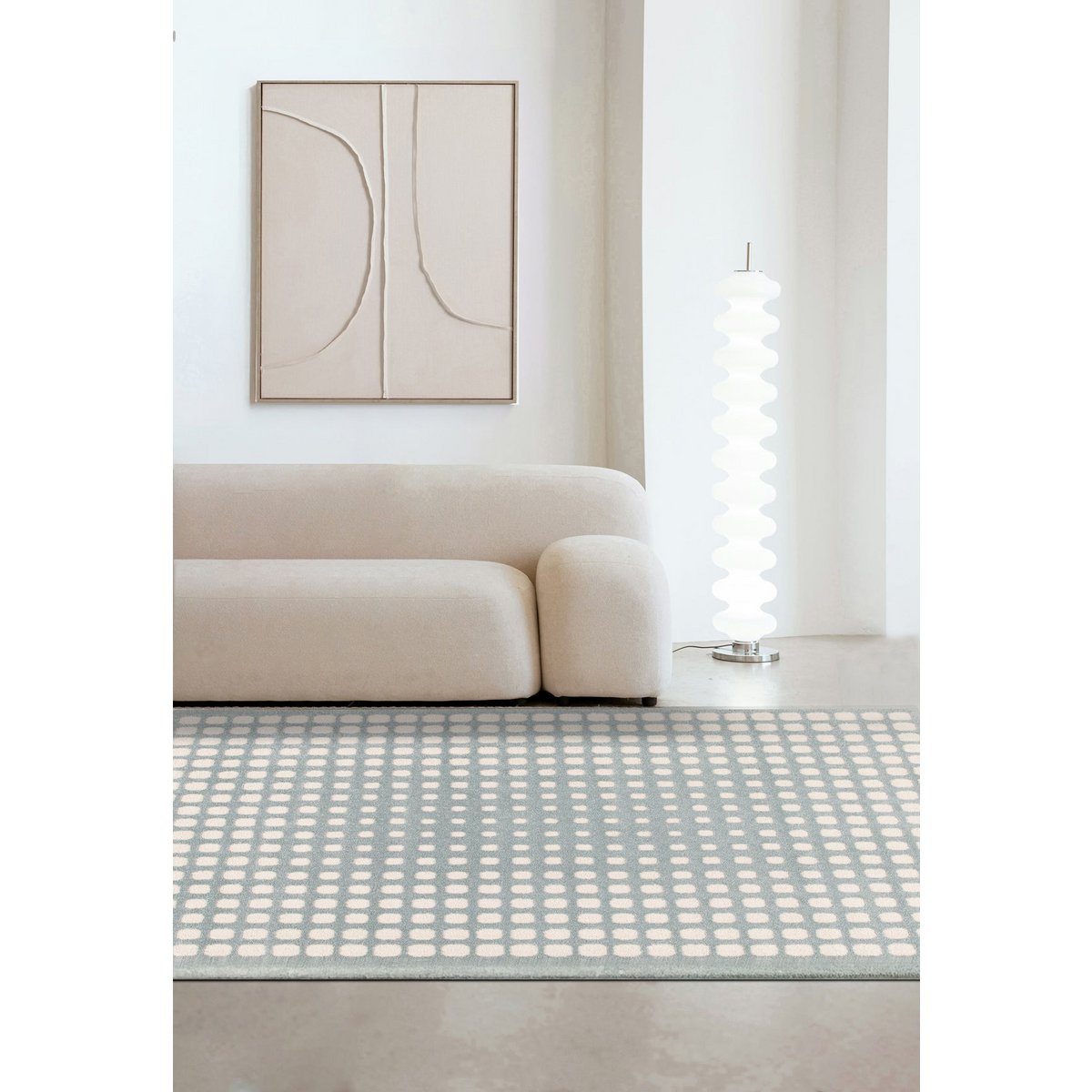 Weicher und eleganter 3D -Relief Teppichpixel