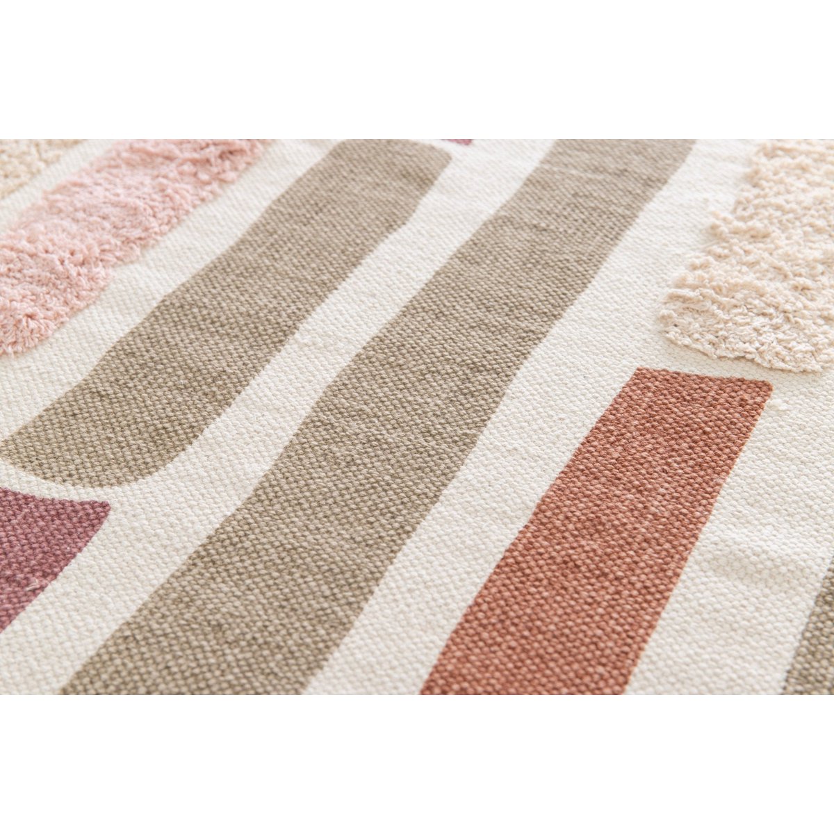 Kinderteppich in waschbarer Baumwolle in der Anouk -Maschine