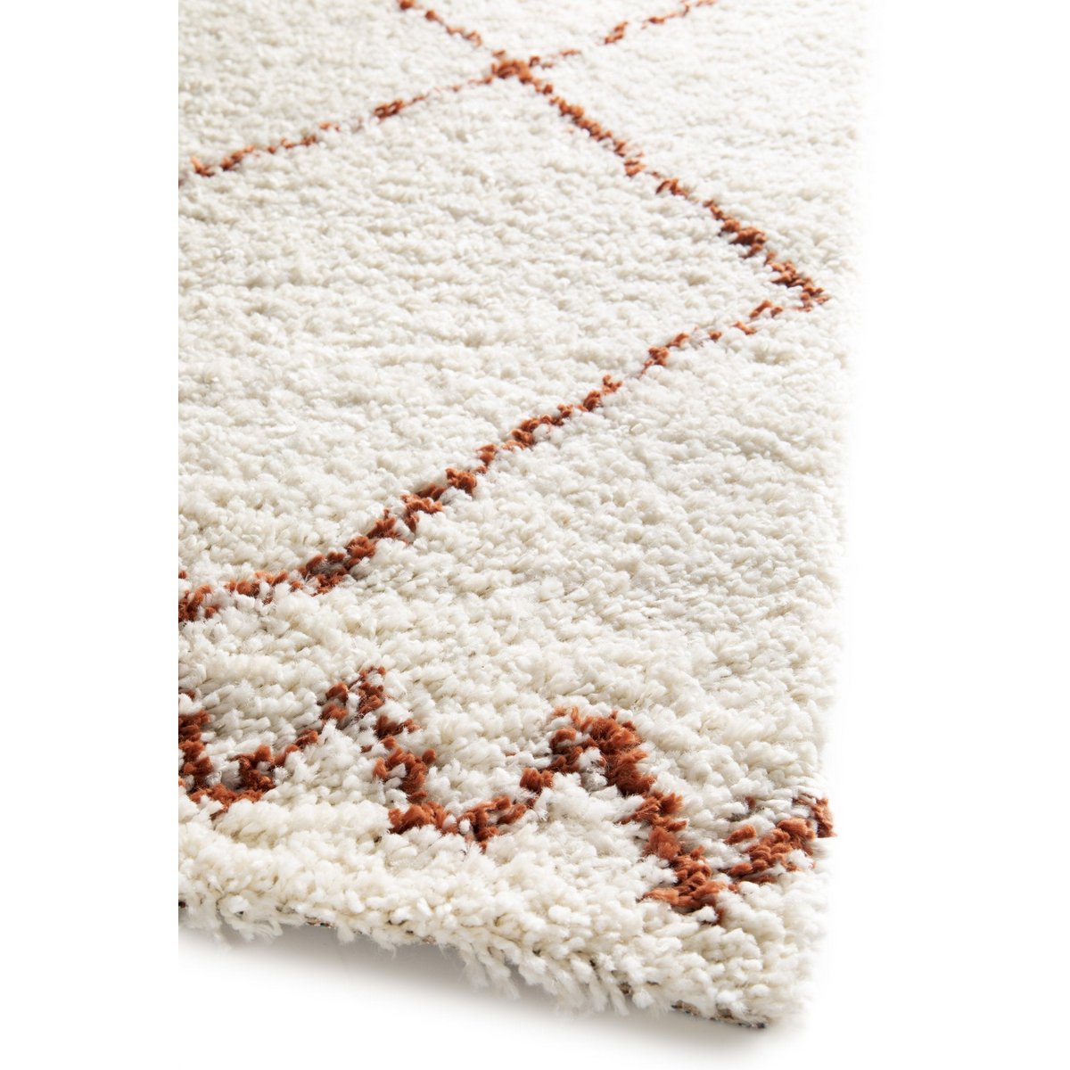 Weicher und voluminöser zotteliger Teppich für warmes Innenraumtifin