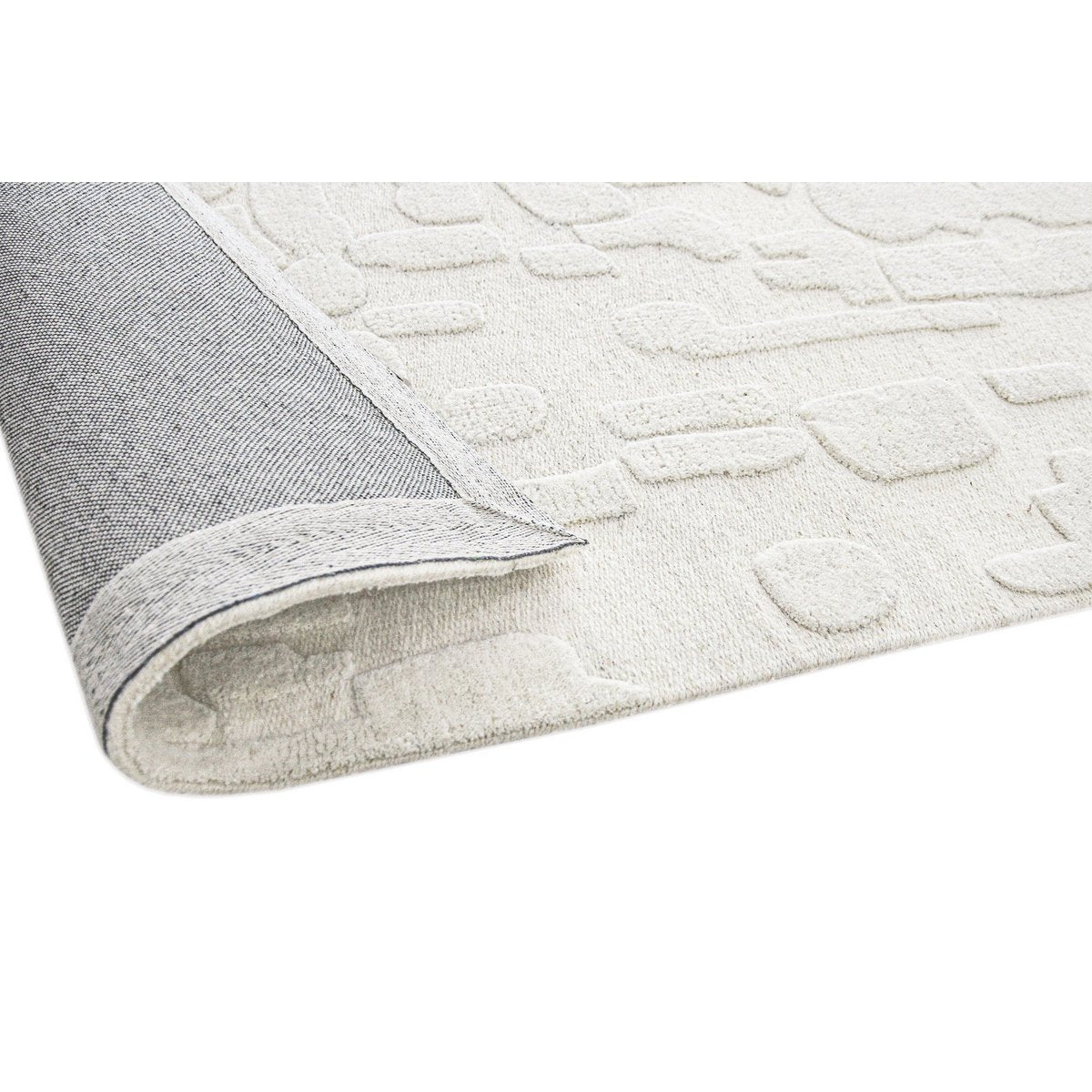 Hauptsächlich Megeve 3D Effekt natürlicher Wollteppich