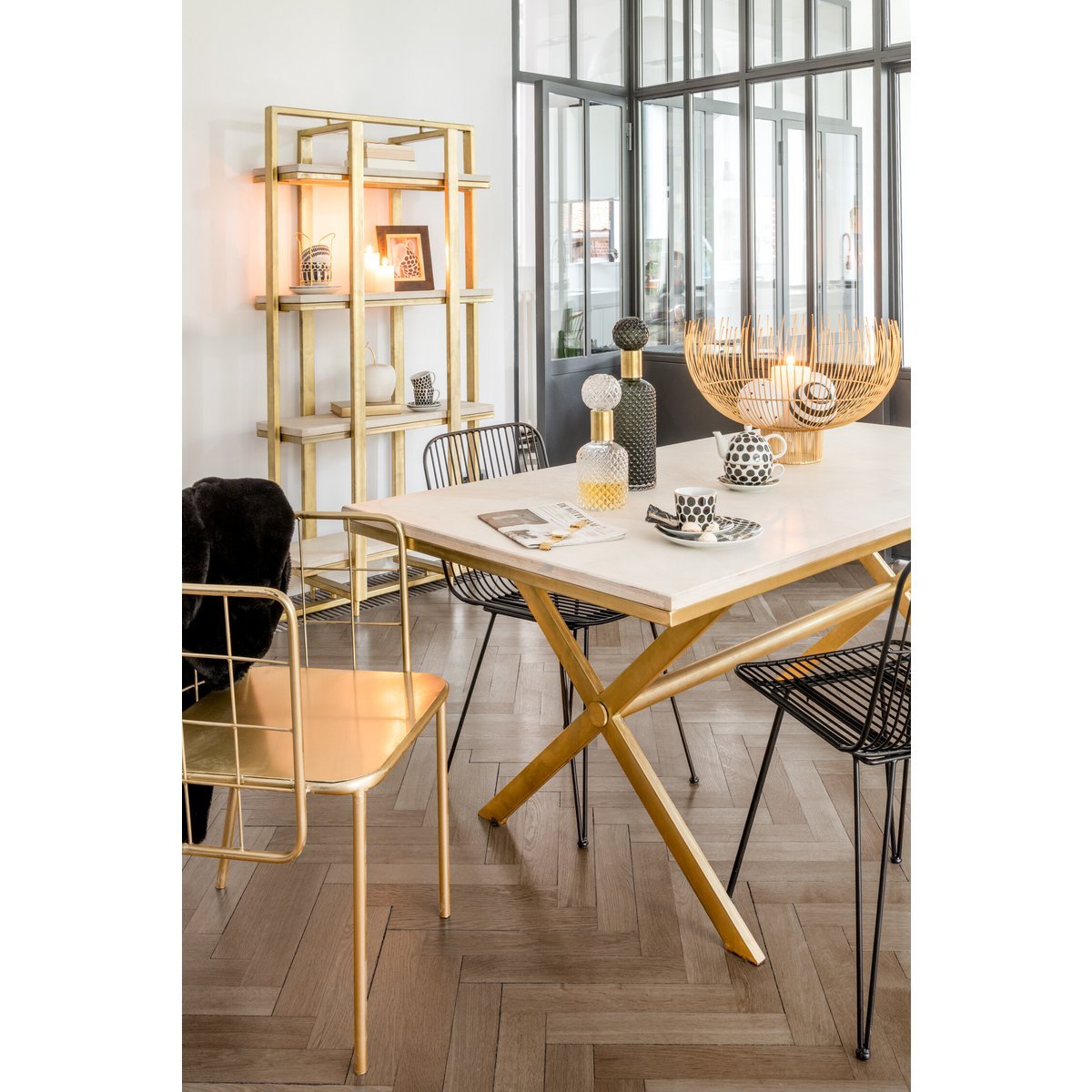 Dekoflasche Mit Korken Klar Glas Relief 30cm