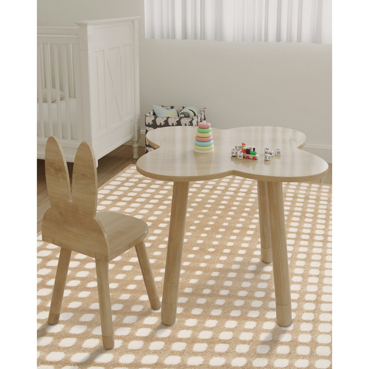 Weicher 3D -Pixel -Reliefteppich