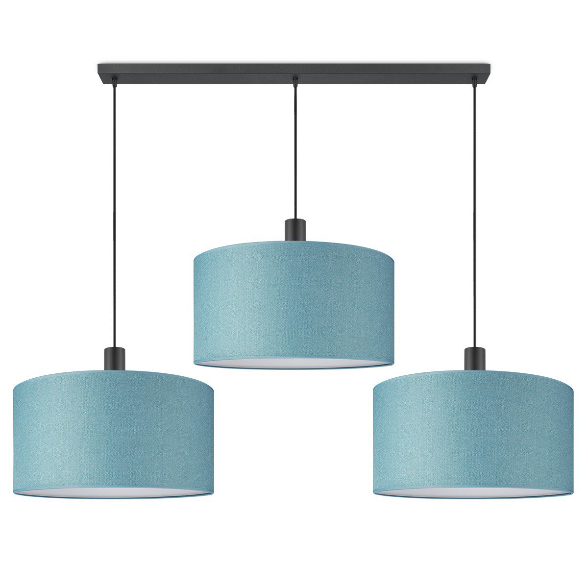 Heims süßer Haushaltslampe Leinwand - XXL Strahl 3L - Benzinblau - 50 cm