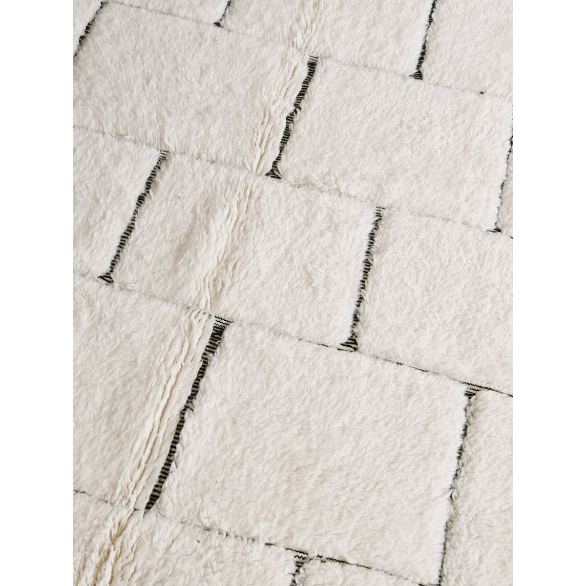 Berberteppich Beni Ouarain reine Wolle 153 x 263 cm