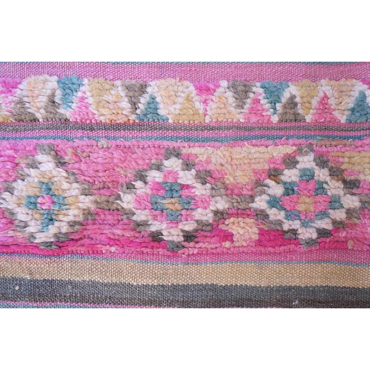 Marokkaner Berber Kilim reine Wolle 155 x 363 cm Teppich