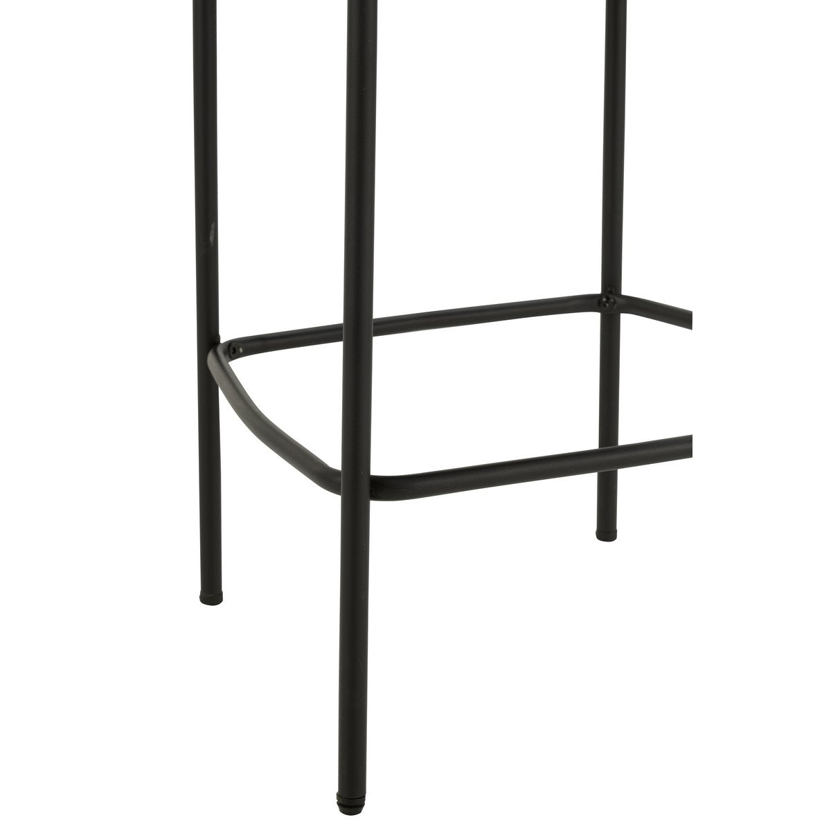 J-Line Bar Stool Boucle Plywood/Polyester Grey/Black
