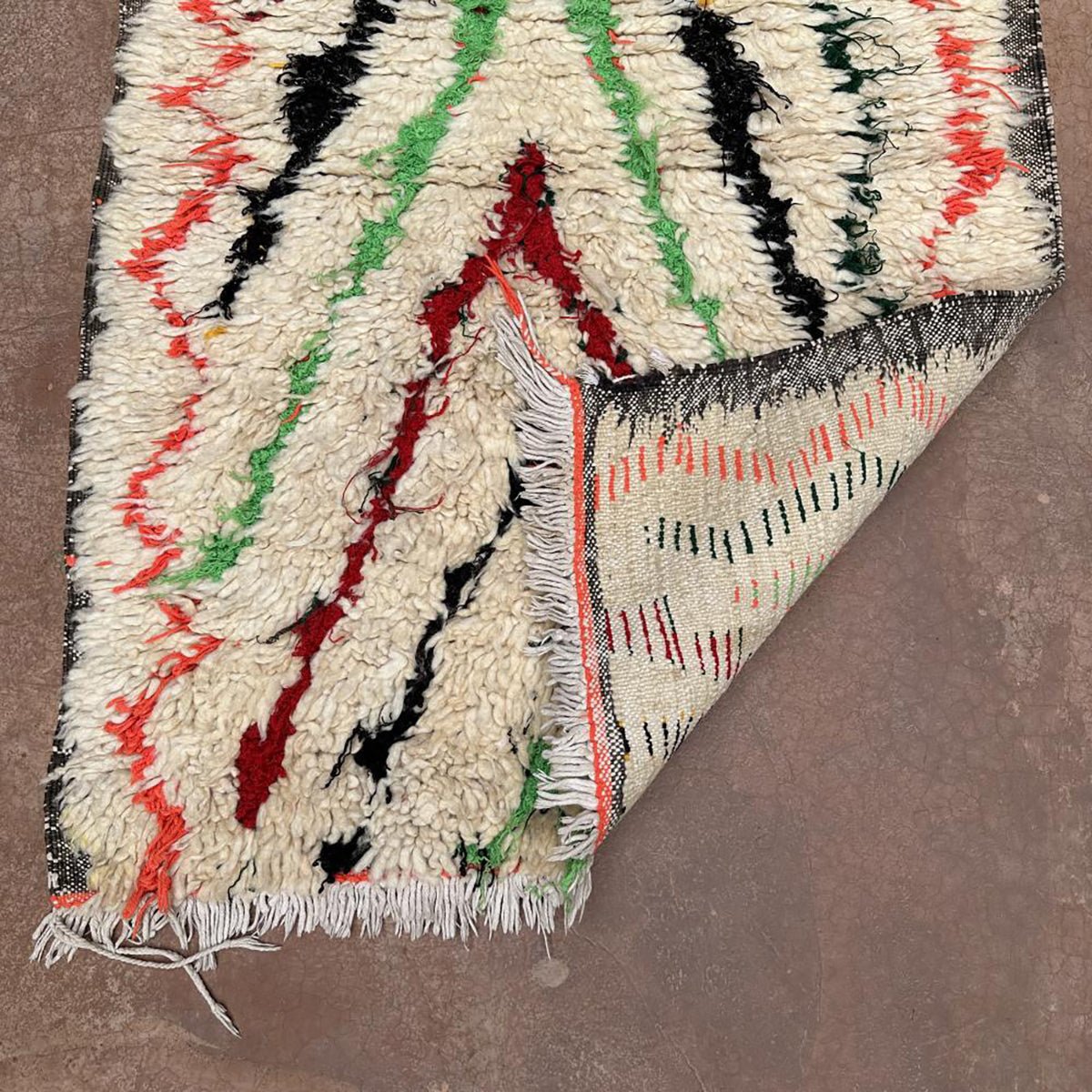 Marokkaner Berber Teppich reines Woll 80 x 150 cm