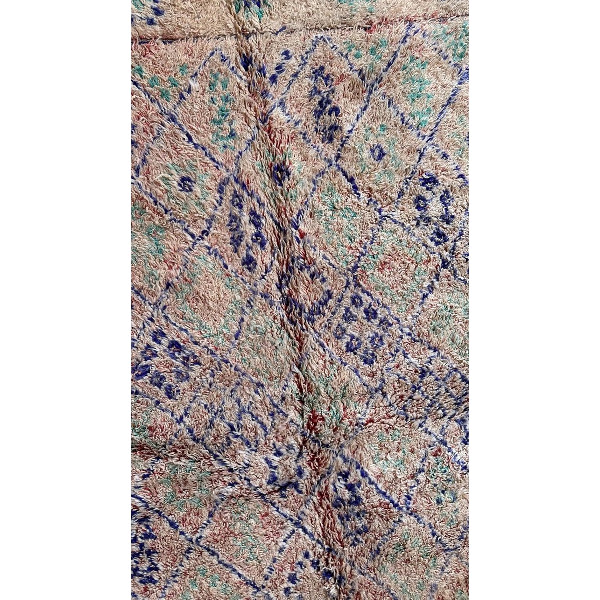 Marokkanischer Berber Teppich reine Wolle 180 x 363 cm