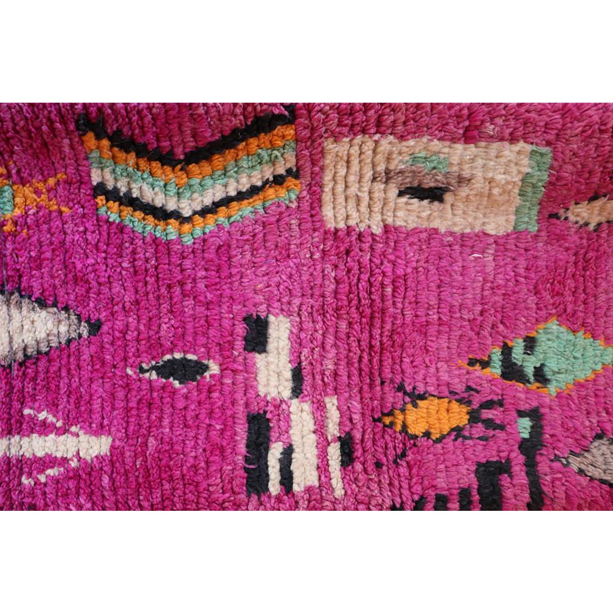 Berber Wolle reiner Spurteppich 69 x 327 cm