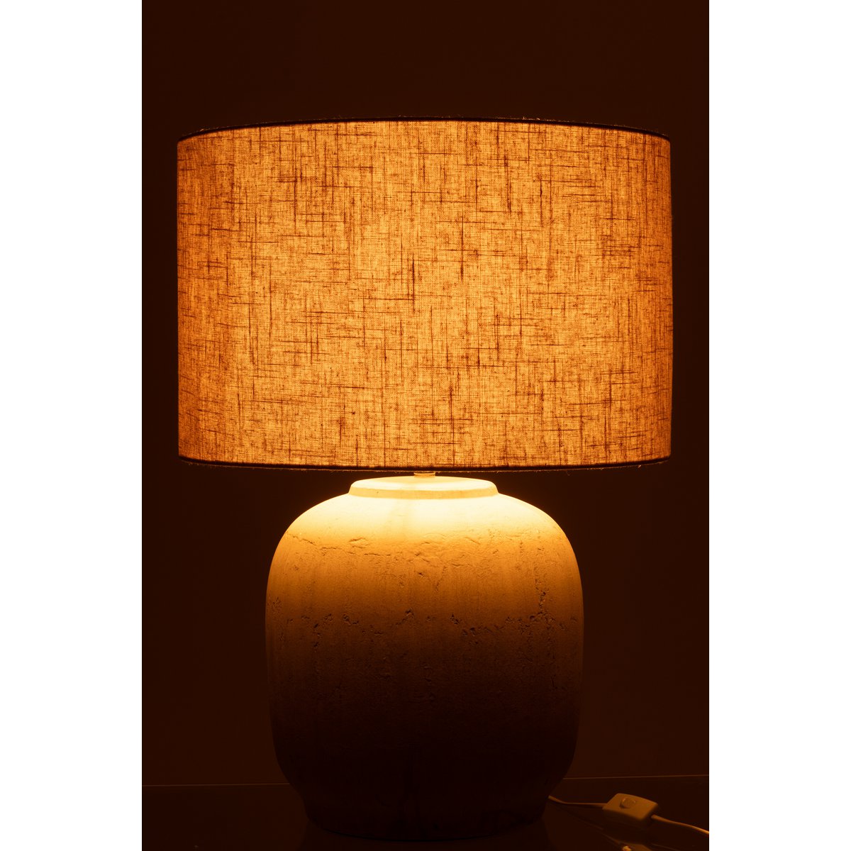 J-Line Lamp Mia Terrakotta groß