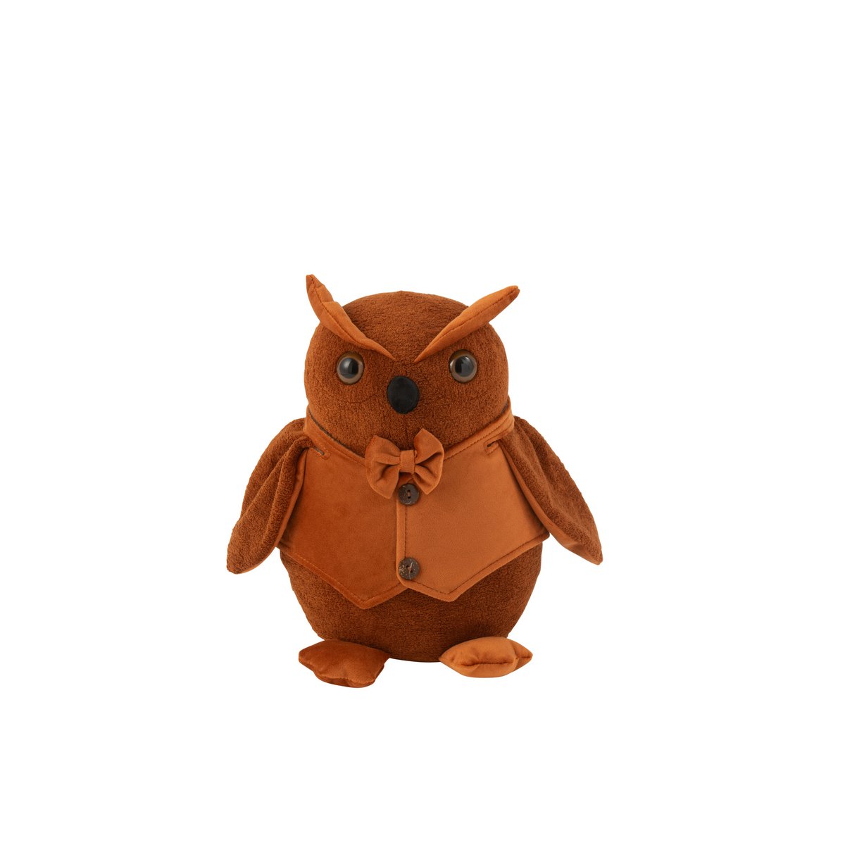 Eule Türstopper Cognac Weicher Stoff