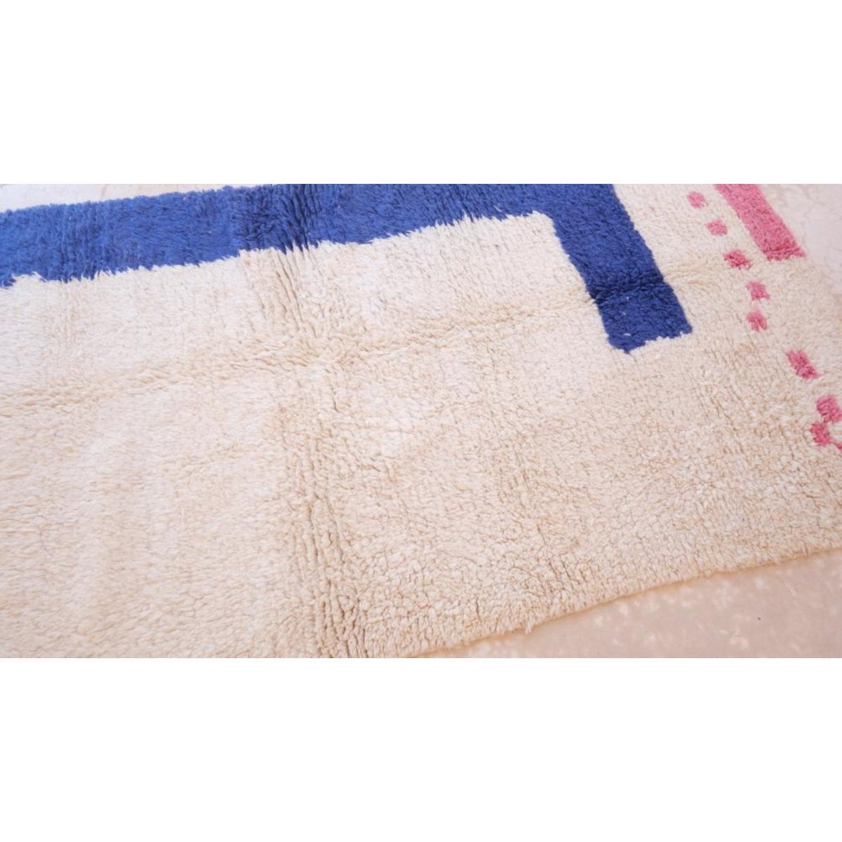 Marokkaans Berber tapijt van zuivere wol 121 x 249 cm