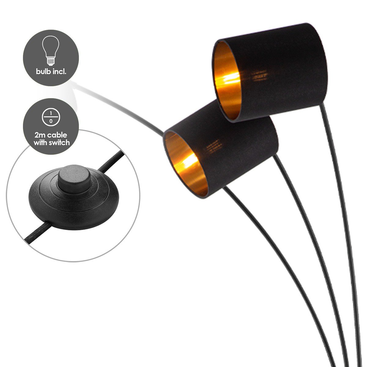 Stehlampe - Stehlampe - 3 - Lampenkapp