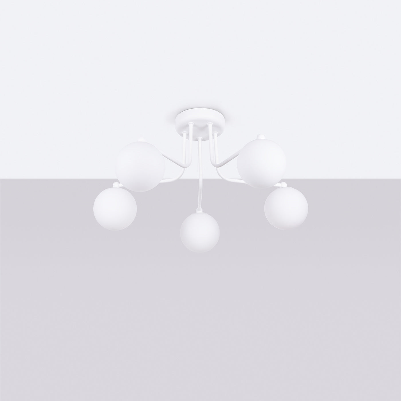 Kronleuchter ASTRAL 5 weiß