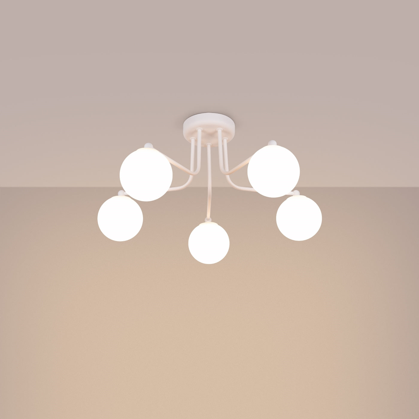 Kronleuchter ASTRAL 5 weiß