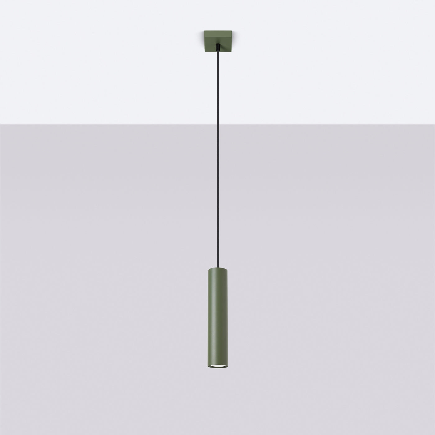 Pendelleuchte LAGOS 1 Olivgrün – Stilvolle Hängeleuchte für moderne Wohnräume