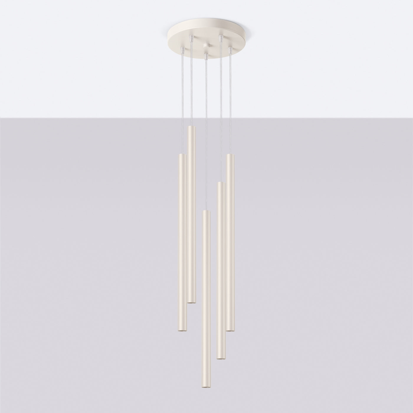 Pendelleuchte PASTELO 5P beige