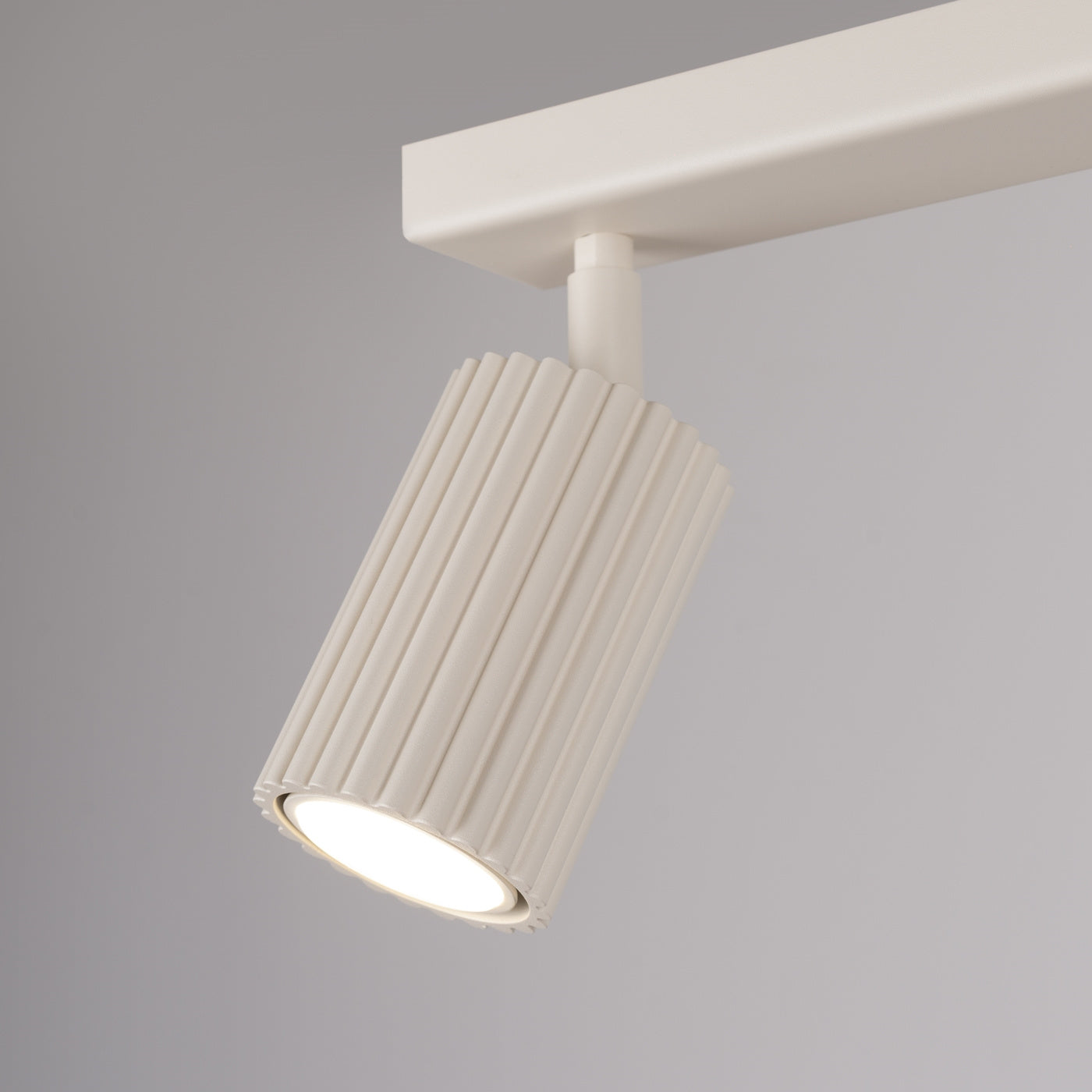 Plafondlamp Karbon 2 Beige Aluminium Minimalistisch Design Plafond