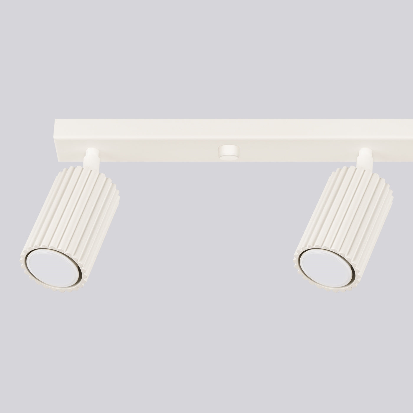 Deckenleuchte Karbon 4L Beige Aluminium Minimal Design Plafond