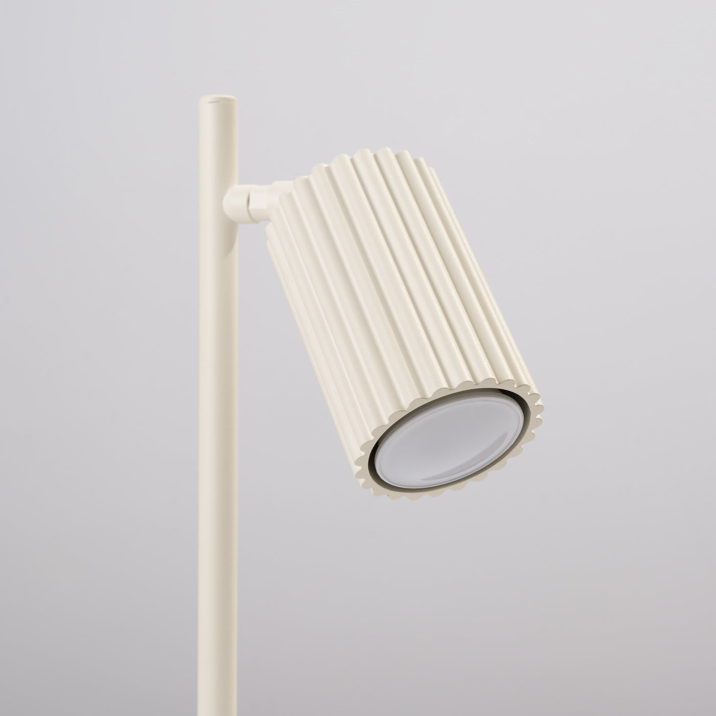 Tafellamp carbon beige aluminium minimalistisch modern