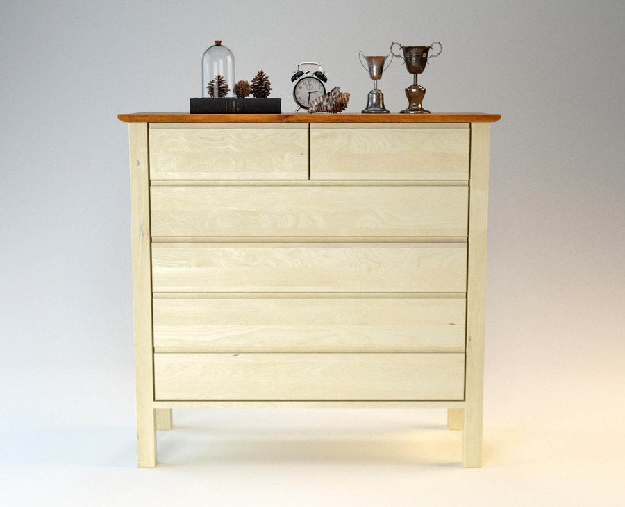 FLORANCE Schubladen Massivholz Kommode
