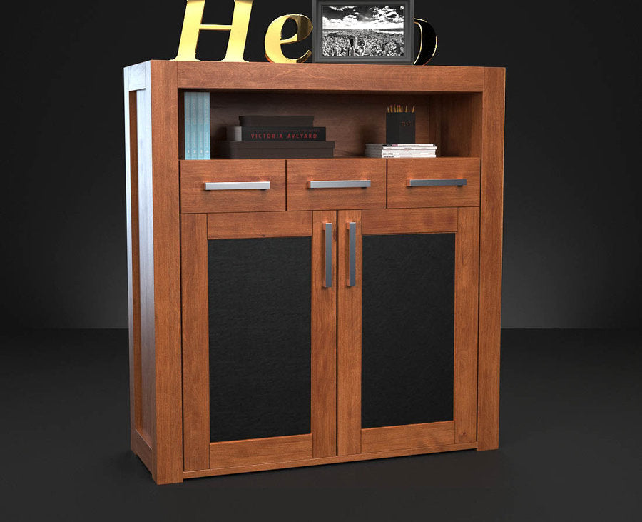 FRONTERA LEATHER Schubladen Massivholz Kommode