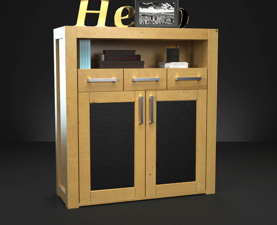 FRONTERA LEATHER Schubladen Massivholz Kommode