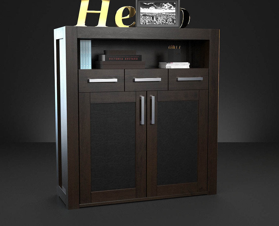 FRONTERA LEATHER Schubladen Massivholz Kommode