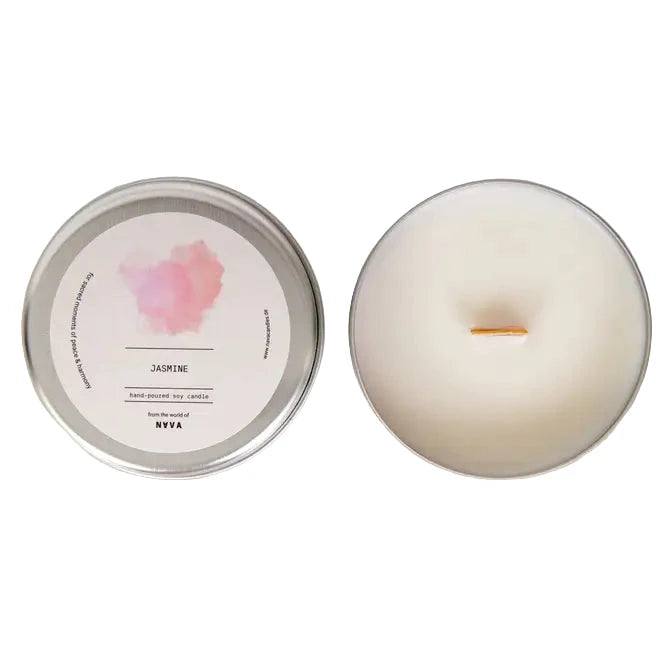 Duftkerze Yasumi Jasmin Sojawachs Reisedose Handgegossen (100gr)