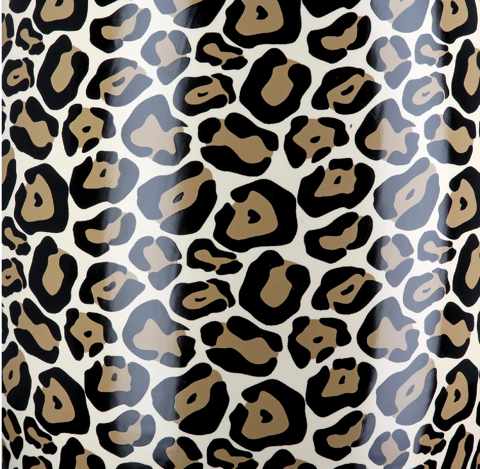 Dekoobjekt Leopard Herz Skulptur Handdesign