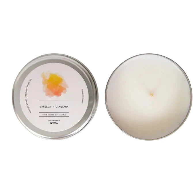 Duftkerze Mellow Spice Sojawachs Vanille Zimt Reisedose (100gr)