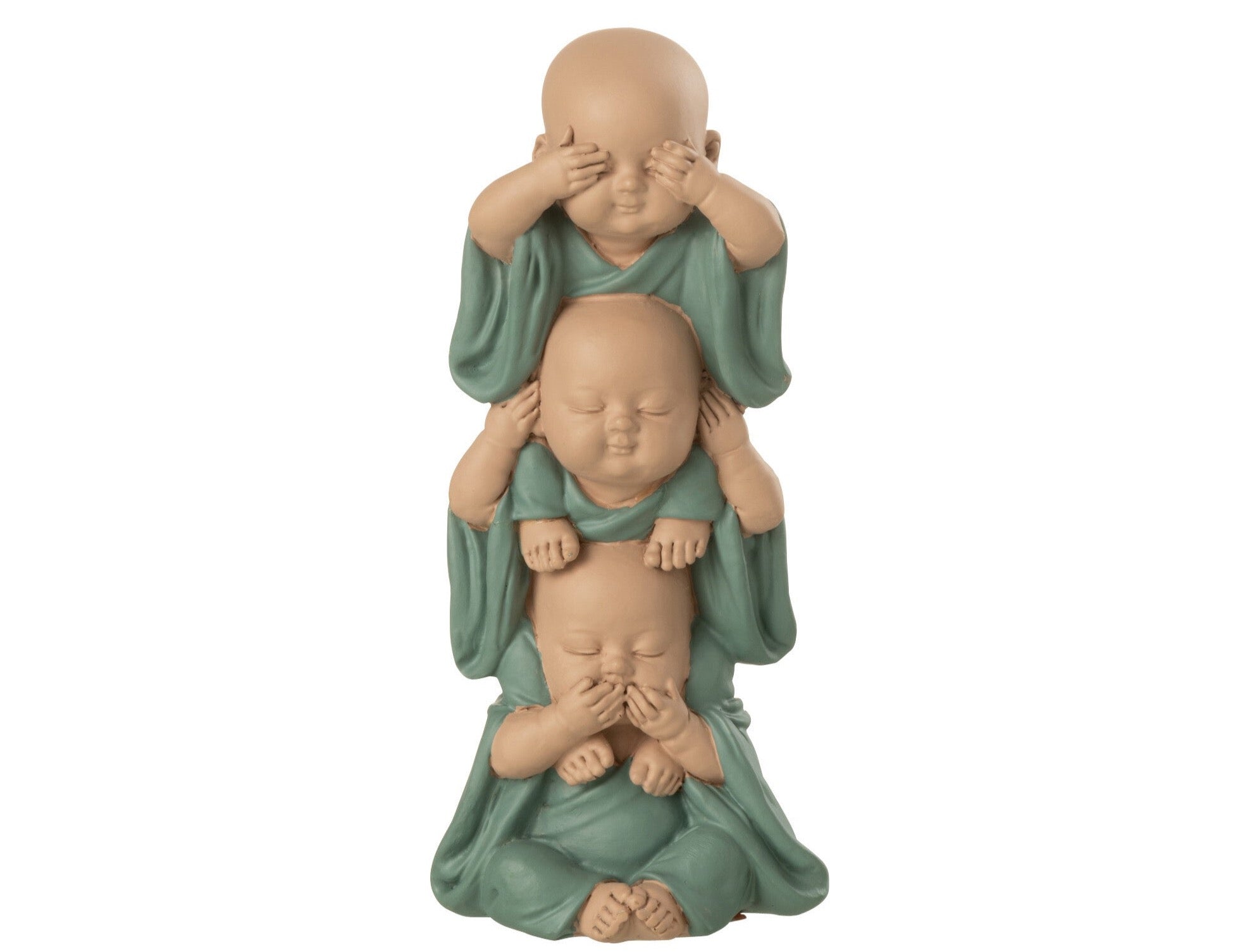 3 Mönche Mönch Figur Sehen Hören Schweigen Höhe 16cm