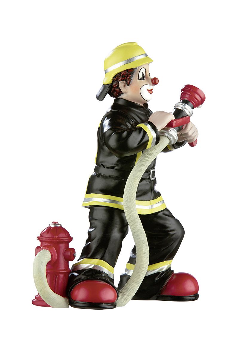 Gildeclown Figur Florian der Feuerwehrmann Clown