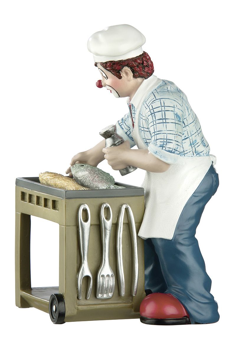 Grillvergnügen mit dem Clown Grillprofi Sammlerstück Handgefertigt