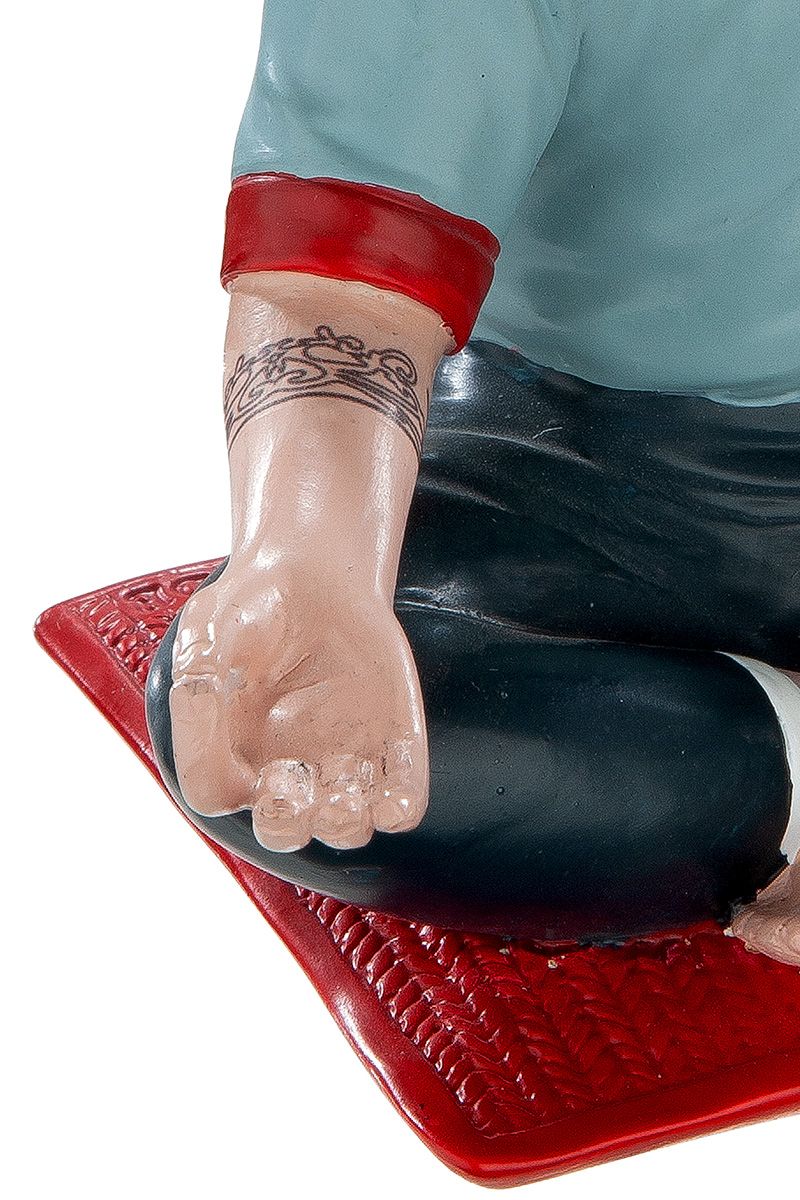 Handgefertigtes Unikat Clown Yoga von GildeClowns - 6.5x10x10cm