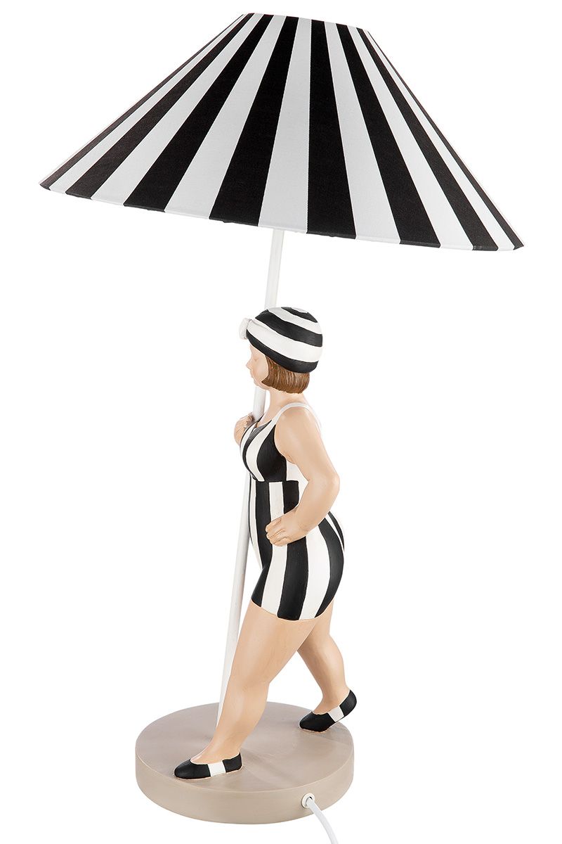 Table Lamp Bathing Lady Miss Marlene Retro Lamp in three colors