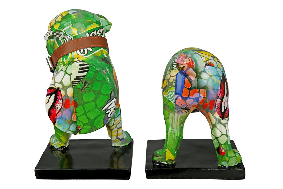 Street Art Mops Buchstützen Set Bunt 2er Set