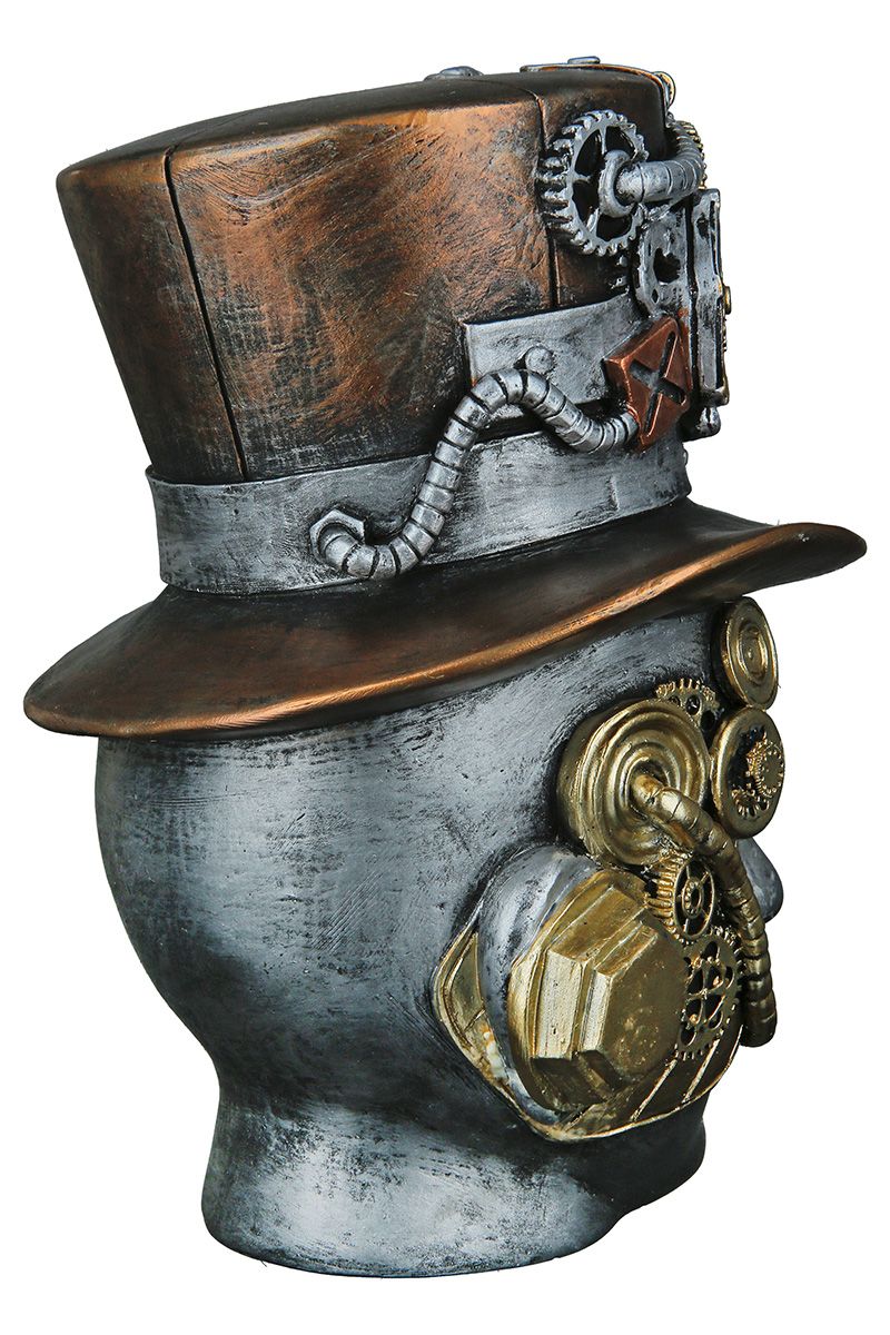Poly Skulptur Steampunk Female Höhe 20cm