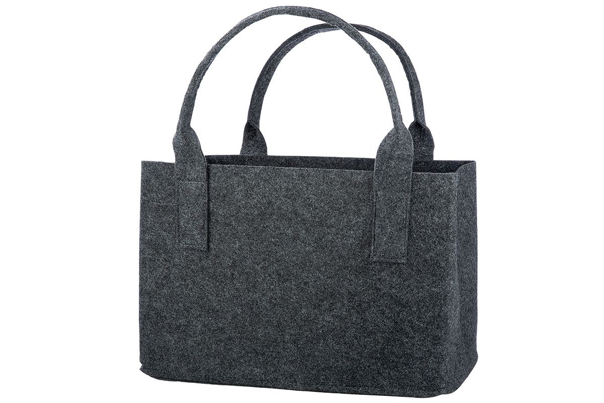 Environmentally friendly felt bag in a set of 2 – Glück Auf Shopper Ruhrpott