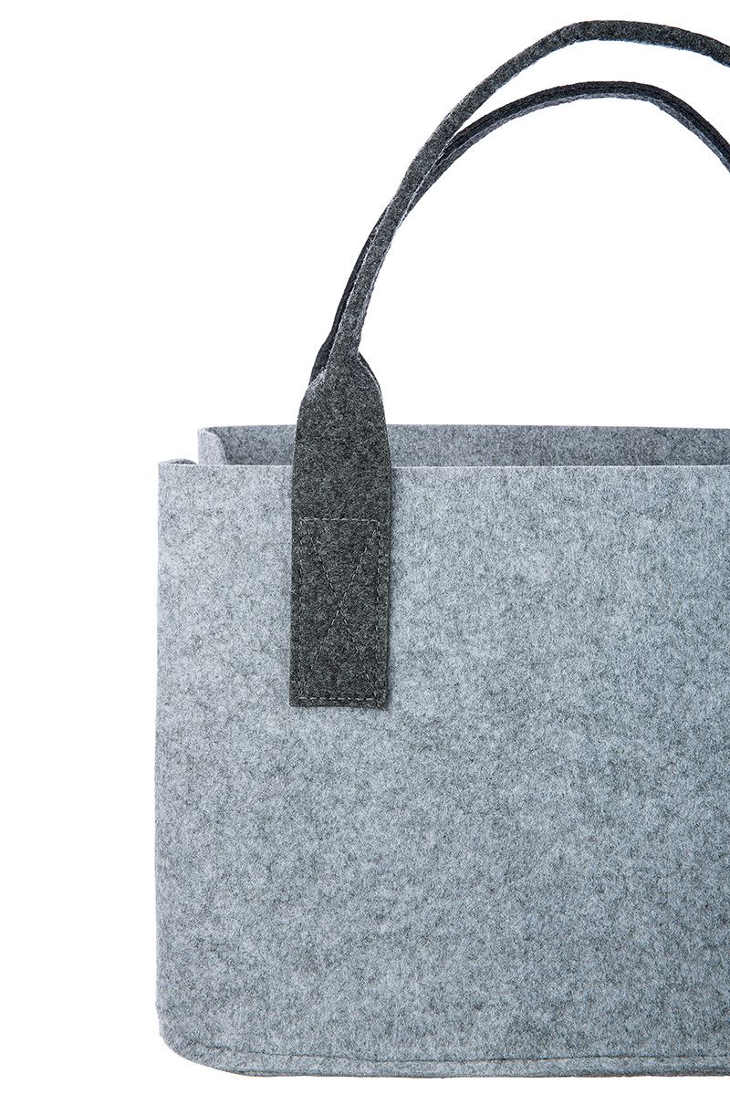 Environmentally friendly felt bag in a set of 2 – Glück Auf Shopper Ruhrpott