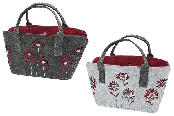 Filztasche Bag Gerbera Shoppingtasche Tragetasche, Handtasche, Einkaufstasche, Blumen