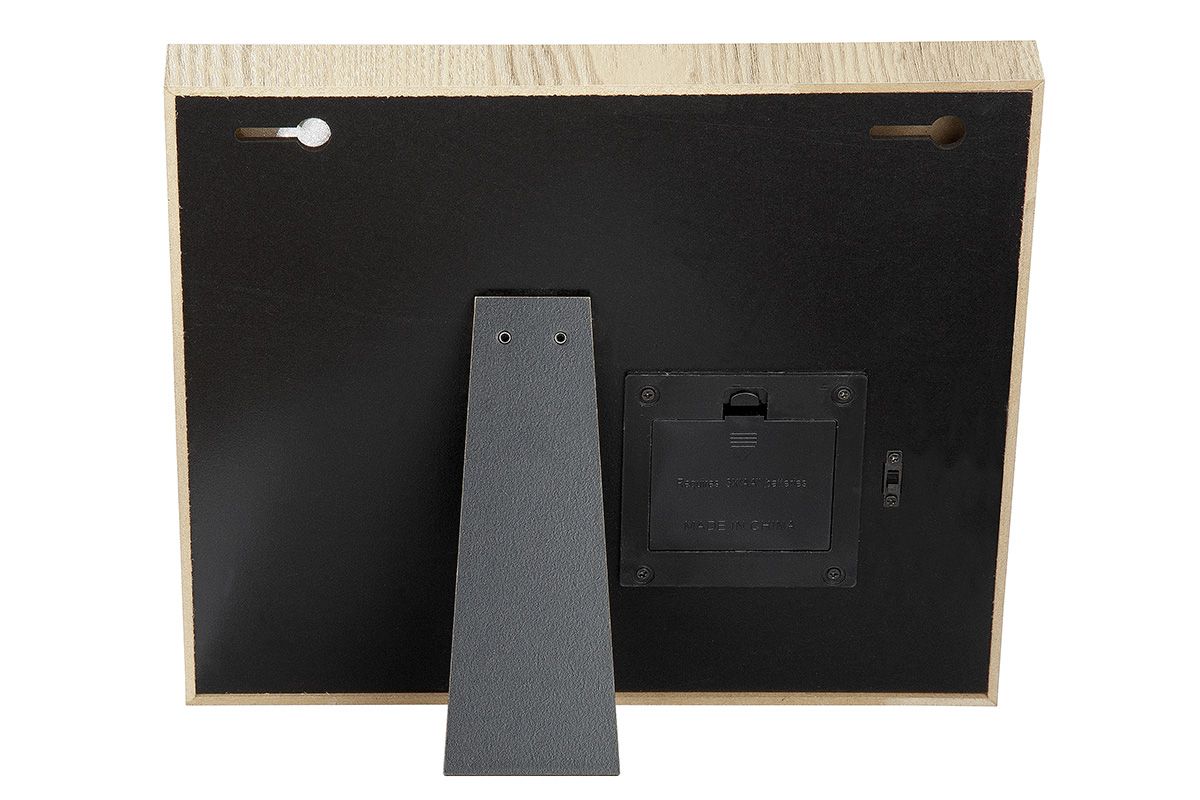 2er Set LED Fotorahmen Fortuna - Natürliche Glücksmomente im Doppelpack mit beleuchteten Schriftzügen