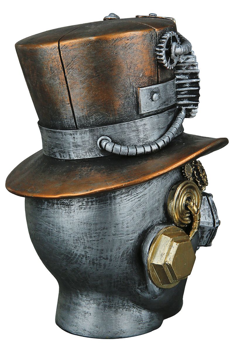 Poly Skulptur Steampunk Male Höhe 20cm